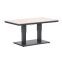 GI Cyprus up&down verstelbare houtlook tuintafel 150x87 cm. - Carbon Black