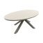 GI Edison ovale houtlook tuintafel 280x140 cm. - Taupe
