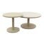Canto ronde loungetafel set - Latte/Keramiek