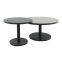 Canto ronde loungetafel set - Royal Grey/Keramiek
