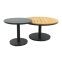 Canto ronde loungetafel set - Royal Grey/Teak