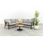 Viento/Canto aluminium hoekbank loungeset - Royal Grey/Teak