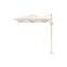 Platinum Voyager Vierkante Zweefparasol T1 2,5x2,5 m. - Sand Ivory