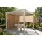 Lamellen overkapping - 3x3 m. - Aluminium - Zand - Move