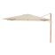 Platinum Challenger rechthoek zweefparasol T2 Premium - 2,6 x 3,5 m. - Champagne Teak