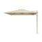 Platinum Challenger Zweefparasol T2 premium - 3x3 m. Champagne Teak