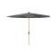Platinum Riva stokparasol 3 m. rond - Teak Antraciet