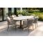 Taste Florence/Lecce organische tuinset voor 6 personen 240x120 cm. - Terre