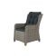 Torino dining wicker tuinstoel - Paloma grijs