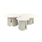 Velora koffietafels - Set van 3 - Cream