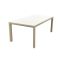 Kings aluminium tuintafel 180x100 cm. - Latte