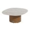 4SO Salontafel Sofie Keramiek 70x80 cm. - Amber