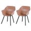 Set van 2 - Hartman Sophie Element dining armstoel - terra