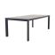 Kings aluminium tuintafel 220x100 cm. - Antraciet