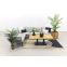 Durban/Medina teak verstelbare loungeset - hoekbank - 2-delig - Op=Op
