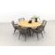 Jasmine Naturel/Taste Prado 6-persoons ronde dining tuinset Ø160 cm. - Teak