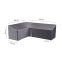 Platinum Aerocover L-vorm loungesethoes 305x255x100xh65/90 cm. - Links