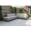 Malaga hoekbank loungeset chaise longue - Taupe