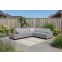 Malaga hoekbank loungeset chaise longue - Lichtgrijs