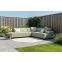 Malaga hoekbank loungeset chaise longue - Soft Green