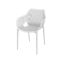 Madino Air stapelbare tuinstoel - Wit