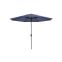 Madison Paros 2 luxe stokparasol - 300 cm. - Safier Blue OP=OP