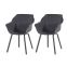 Set van 2 - Hartman Sophie Element dining armstoel - Xerix- Alu poot