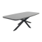 Soreno Deens ovale tuintafel 240x110 cm. - Licht grijs OP=OP
