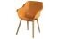 Hartman Sophie Studio dining armstoel - Indian Orange - Teak poot