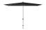 Platinum Riva stokparasol 3x2 m. - Zwart