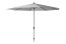 Riva parasol light grey 350 cm. doorsnede