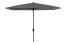 Madison stokparasol round corner 280 x 280 cm. - Grey