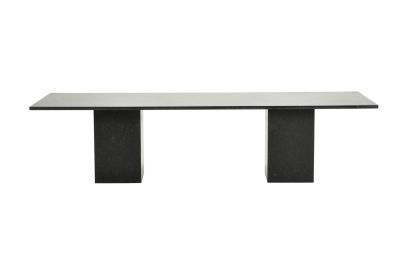 Viking granieten tafel - 240 x 100 cm. - diamond black 