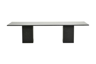 Viking granieten tafel - 240 x 100 cm. - diamond black 