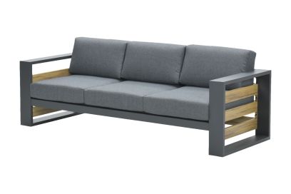 Garden Impressions Solo lounge bank - Carbon Black/Mystic Grey