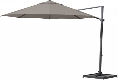 Van der Garde 4-Seasons Siesta zweefparasol 350 cm. taupe aanbieding