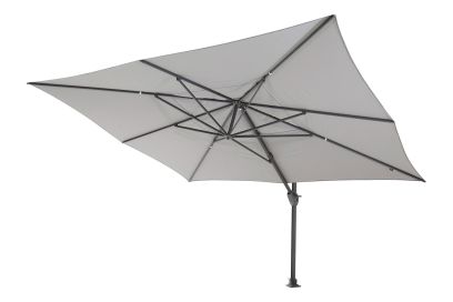 Van der Garde 4-Seasons Hacienda Zweefparasol 300x400 cm. - Mid Grey aanbieding