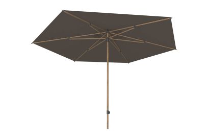 Van der Garde 4-Seasons stokparasol Azzurro 300 cm - Woodlook/charcoal aanbieding