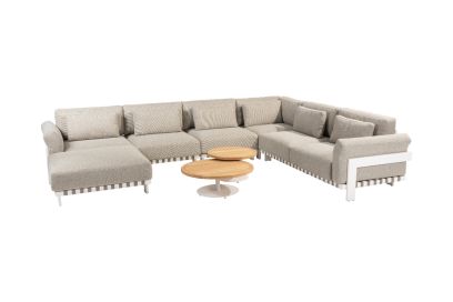 4SO Paloma/Volta loungeset modulaire hoekbank - 9-delig
