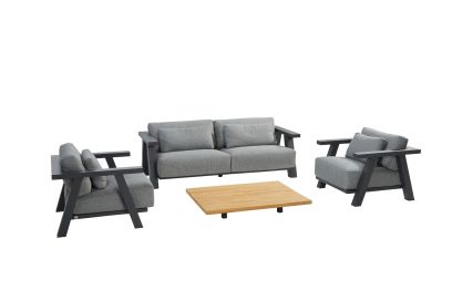 4 Seasons Iconic/Metropolitan stoel-bank loungeset - 4 delig