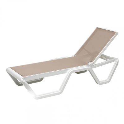 Scab Vela ligbed - Taupe/wit