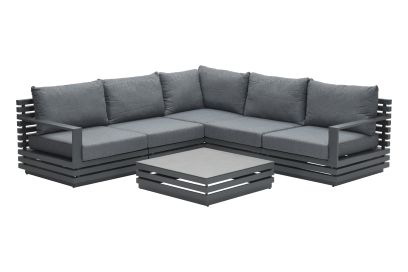 Garden Impressions Massa Loungeset - Carbon Black/Mystic Grey