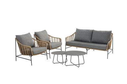 4 Seasons Timor/Dali stoel-bank loungeset - 5 delig