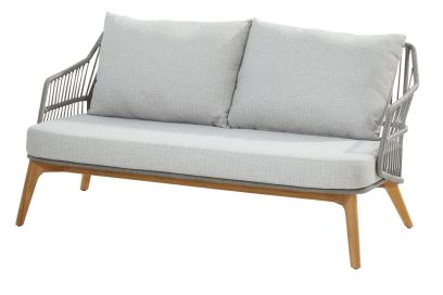 4-Seasons Sempre loungebank - Teak/Silver Grey