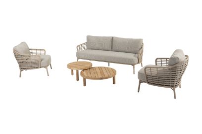 4 Seasons Como/Finn stoel-bank loungeset - 5-delig