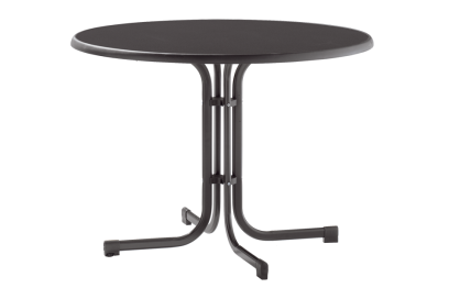 Sieger Boulevard klaptafel 100 cm rond - Antraciet