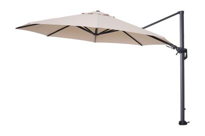 Hawaii Zweefparasol 350 cm. Rond - Ecru