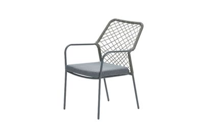 Garden Impressions Dido stapelbare dining tuinstoel - Black/Moss Green