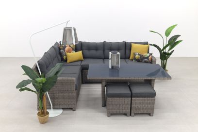 Westminster dining loungeset - Extra luxe kussens - Links