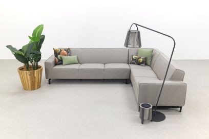 Boavista Sunbrella loungeset - Nature Grey - 3-delig - rechts